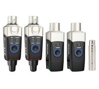 Xvive U3D Sistema Audio Wireless Doppio per Microfoni Dinamici e Monitor Attivi