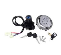 XVMKFCF Interruttore accensione della Compatibile con per MT03 per YZF-R6 per YZFR1 per XJ6 per XJ6F per XJ6N Blocco Interruttore Accensione Moto Tappo Serbatoio con 2 Chiavi