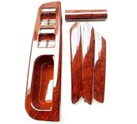 XVMKFCF Maniglia interna della portiera 5PCS Copertura Maniglia Interna In Legno Di Ciliegio Compatibile Con Passat Per B5 1998 1999 2000 2001 2002 2003 2004 2005