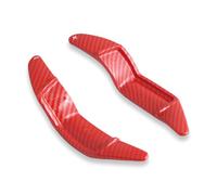 XVMKFCF Paletta del Cambio al Volante Compatibile con Mini per Cooper S Jcw per Roadster Auto Volante del Cambio Paddle Comandi Volante Paddle Shift Estensione AP13(Carbon Red)