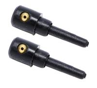 XVMKFCF Ugello Acqua Tergicristalli Compatibile con per Polo 9N Mk4 2000-2010 per Polo Vivo 2001-2009 Kit di Spruzzo per Ugello per Tergicristallo per Parabrezza Posteriore per Auto 3B9955985A(2PC)