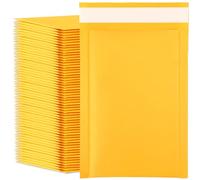 Xvvirnt Buste a bolle in carta kraft, 10 x 20 cm, confezione da 100 buste autosigillanti per spedizione, spedizione, imballaggio, piccole imprese