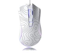XVX G705 - Mouse da gioco cablato, 12000 DPI RGB, con 12 modalità retroilluminate e 7 pulsanti macro, mouse da gioco per PC, supporto per associazione di tasti fai da te, mouse per computer portatile,