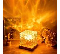 XVZ Proiettore cielo stellato, 16 colori, dimmerabile, lampada Luxocean ricaricabile, USB per bambini, per feste, regali di Natale, decorazione per la camera dei bambini, onde del mare