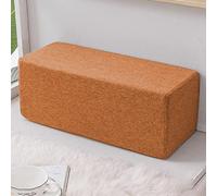 XWanitd Cuscino per divano, cuscino rettangolare per braccioli, cuscino per divano e braccioli, cuscino lungo per comodino, lavabile (15 x 15 x 55 cm, arancione)