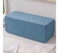 XWanitd Cuscino rettangolare spesso per divano, con supporto per bracciolo del divano, cuscino lungo per letto e testiera, lavabile (20 x 20 x 40 cm, blu navy)