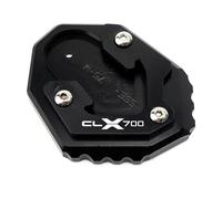 XWDPDNHHD Cuscinetto per cavalletto Piastra di Ingrandimento del Cavalletto Laterale per Moto Estensione del Cavalletto per CFmoto CLX 700 700CL-X 700CLX Clx700 CL-X Adventure(Nero)