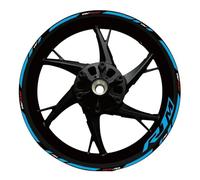 XWDPDNHHD Decalcomania Cerchione Adesivo Riflettente Cerchioni di Motociclette per Y&amaha YZF R1 MR6 R7 2017-2022 Adesivi A Strisce Decalcomanie Nastro A Strisce per Cerchioni(Colore 22)