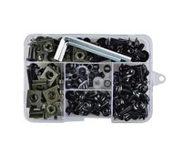 XWDPDNHHD Kit bulloni carenatura Viti per Bulloni Carenatura Moto per Yamaha YZF R1 R3 R6 R6S R25 FZ1 FZ6 FZ8 MT07 MT09 FZ07 FZ09 Tracer FZR 600 750R Viti(Nero)