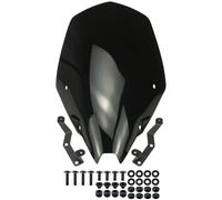 XWDPDNHHD Parabrezza Sportivo da Moto Touring per K&awasaki Z500 Z-500 2024 2025, Accessori Modificati Parabrezza E Deflettori Moto(Nero)
