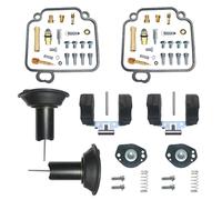 XWDPDNHHD Set di Ricostruzione Carburatore Kit di Riparazione Carburatore Moto per Y&amaha TMAX 500 XP500 XP500R 5GJ 2001-2003 Carb Rebuild Plunger Diaphragm Float Parts