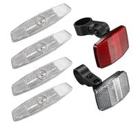 Xweptuy Bicycle Reflectors Set Bike Bike Front Wheel Retro Sicurezza Kit Kit per MTB 6pcs