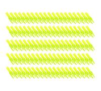Xweptuy Cocche per frecce da 100 Pezzi, cocche per tiro con L'Arco in plastica, Giallo Trasparente, Diametro Interno 5, 2 mm..Coda di Freccia per frecce da tiro da Caccia Fai-da-Te