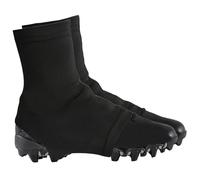 Xweptuy Copri-tacchette da Calcio 1 Paio di Ghette da Calcio Antiscivolo Elastiche ed Elastiche Che tengono lontana la Sabbia Copri-tacchette Multiuso per Hockey, Baseball, Nero