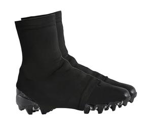 Xweptuy Copri-tacchette da Calcio 1 Paio di Ghette da Calcio Antiscivolo Elastiche ed Elastiche Che tengono lontana la Sabbia Copri-tacchette Multiuso per Hockey, Baseball, Nero
