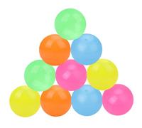 Xweptuy Palline appiccicose 10pcs da 2, 4 Pollici Bagliore in The Dark Dream Balls 5 Colori Elastico soffitto Stress allevia per BAMB