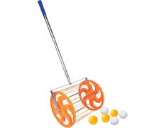 Xweptuy Picchiatore a Sfere da Tennis per 120 Palline, collezionista di Palline da Tennis rotolante con palo Retrattile, Tomaia Pick