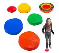 Xweptuy Stredi di Lancio per Bambini 1 Set di Pietre di Lancio Non Slip bilanciano Colorati Giocattoli per la Scuola Materna interat