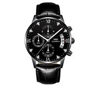XWGlory Orologio Al Quarzo Da Uomo In Pelle Mesh Impermeabile Impermeabile