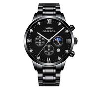 XWGlory Orologio Analogico Cronografo Da Polso Da Uomo Al Quarzo In Acciaio Inossidabile Di Moda Da Uomo