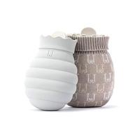 XWGlory Sacchetto Di Acqua Calda In Silicone Morbido Comprimere Il Ghiaccio Sollievo Dal Dolore Caldo Scaldabagno A Mano Con Coperchio 313 / 620ml