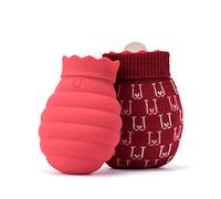 XWGlory Sacchetto Di Acqua Calda In Silicone Morbido Comprimere Il Ghiaccio Sollievo Dal Dolore Caldo Scaldabagno A Mano Con Coperchio 313 / 620ml