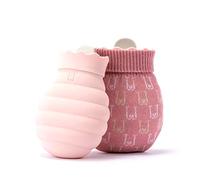 XWGlory Sacchetto Di Acqua Calda In Silicone Morbido Comprimere Il Ghiaccio Sollievo Dal Dolore Caldo Scaldabagno A Mano Con Coperchio 313 / 620ml