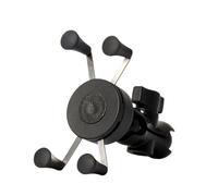 XWHYLL Supporto di navigazione per moto Supporto Telefono Cellulare Regolabile A 360 Gradi Moto Specchio Bicicletta, Staffa Ricarica USB Maniglia GPS per telefono