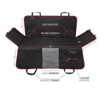 XWIXZ Coprisedile Auto per Cani, per Peugeot Boxer 2010-2025 AntiGraffio e Antiscivolo Telo Auto per Cani Resistente Coprisedili Auto per Cani