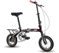 XWJBDF Bicicletta Pieghevole da 12 Pollici, Bici Urbane Compatte, Mini Bici Pieghevole Leggera per Bici da Lavoro, per Studenti E Adulti 6
