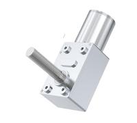 XWMSCLAK JGY-370-M8 Motore a riduzione CC a Vite Senza fine con microturbina, Regolazione della velocità 12V/24V, 1RPM~375RPM, Piccolo Motore autobloccante(375RPM_6V Bracket Motor)