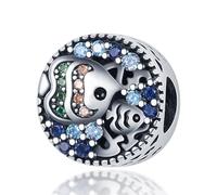 XWN Ciondolo Argento Sterling 925 con Cubic Zirconia Pendenti per Pandora Braccialetti, Compatibile con Braccialetti e Collane europei, perfetto Regali per Moglie e Ragazze