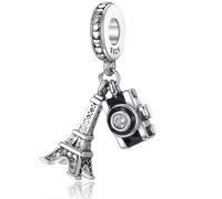 XWN Ciondolo Argento Sterling 925 con Cubic Zirconia Pendenti per Pandora Braccialetti, Compatibile con Braccialetti e Collane europei, perfetto Regali per Moglie e Ragazze
