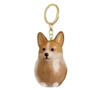 XWNGDAFEVF 3Pcs Keychain for Collecting Dog Hair Transparent Storage Cute Puppy Pendant Fur Keepsake for Pet Lover Collector Gift, O