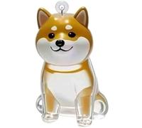 XWNGDAFEVF 3Pcs Transparent Storage Cute Puppy Pendant Fur Keepsake Keychain for Collecting Dog Hair,Pet Lover Collector Gift -Together Forever(3pcs, I)