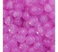 XWNXQ 100 Pezzi di Perline Rotonde in Acrilico da 9 mm, Perline Bicolore, per Portachiavi Fai da Te Fatti a Mano, Braccialetti, Orecchini, Accessori per Gioielli