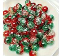 XWNXQ 1600 Pezzi di Perline acriliche da 8 mm, Perline Rotonde Bicolore sfumate, per bracciali e collane Fai da Te Fatti a Mano, Accessori per la Decorazione della casa