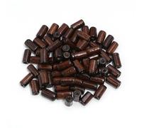 XWNXQ 400 Pezzi 8/12 mm Perline di Legno Naturale, Perline sciolte cilindriche di Acero Colorate, per Perline Fai da Te, Artigianato, Orecchini, Gioielli Accessori