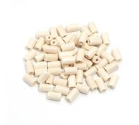 XWNXQ 400 Pezzi 8/12 mm Perline di Legno Naturale, Perline sciolte cilindriche di Acero Colorate, per Perline Fai da Te, Artigianato, Orecchini, Gioielli Accessori