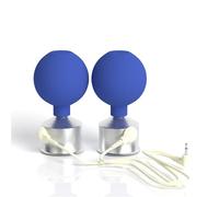 XWPBBFFC 1 paio di ventose for capezzoli for elettrostimolazione con set di cavi pompa for ingrandimento dei capezzoli con scosse elettriche massaggiatore for ventose for clitoride SM ventosa for cape