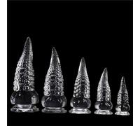 XWPBBFFC BDSM Silicone Anal Plug Dildo con Ventosa Butt Plug 5 Taglia S/M/L/XL/XXL Stimolazione della prostata Ano Dilatatore Giocattolo Del Sesso for Donne Uomini(Size:L)