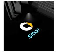 XWSBUDE 2 Pezzi Auto Luci Benvenute, per Smart Fortwo 451 Forfour 453 450 Smart Fortwo A451 2007-2014 Llluminazione Portiera Auto Car Door Welcome Light Proiettore Lampada Ghost Shadow Lampade