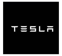 XWSBUDE 2 Pezzi Auto Luci Benvenute, per Tesla Model 3 Highland 2023 2024 Llluminazione Portiera Auto Car Door Welcome Light Proiettore Lampada Ghost Shadow Lampade