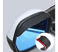 XWSBUDE 2 Pezzi Copertura Antipioggia specchietto retrovisore Auto, per Audi A1 A3 A4 A5 A6 A7 A8 A8L Q2 Q3 Q5 Q7 Impermeabili Specchio Retrovisore Auto Accessori