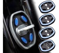 XWSBUDE 4 Pezzi Protettiva Coperture Serrature, per Audi Q2 Q3 Q5 Q7 Q8 S1 S3 S4 S5 S6 S7 S8 SQ5 TT Silenzioso Veicolo Porte Serratur Accessori Protezione Protezione Serratura Porta