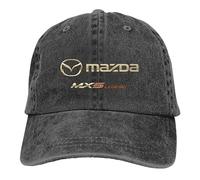 XWSBUDE Auto Berretto da Baseball, per Mazda MX-5 RF ND MX5 MX-30 MX30 Cappellino Racer Cappellino Visiera Regolabile Unisex Baseball cap,C