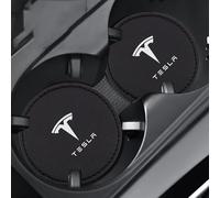 XWSBUDE Sottobicchieri per Auto, per Tesla Model 3 Model X Y Car Cup Holder Insert Anti-Slip Antiurto Car Holders Accessori Auto Sottobicchieri Auto,B