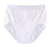 XWSM 100% Cotone Slip da Uomo Anziani papà Uomini Anziani Intimo Mutandine Ultra Morbide Mutande A Vita Alta Allentate Traspiranti (Color : White, Size : L/Large)