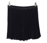 XWSM 100% Seta Di Gelso Boxer Pantaloncini Da Culotte Pantaloncini Da Donna Intimo Mutandine A Vita Alta Dormire Mutande Morbide E Larghe Quotidiane (Color : Black, Size : L/Large)