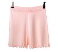 XWSM 100% Seta di Gelso Boxer Pantaloncini da Culotte Pantaloncini da Donna Intimo Mutandine A Vita Alta Dormire Mutande Morbide E Larghe Quotidiane (Color : Pink, Size : L/Large)
